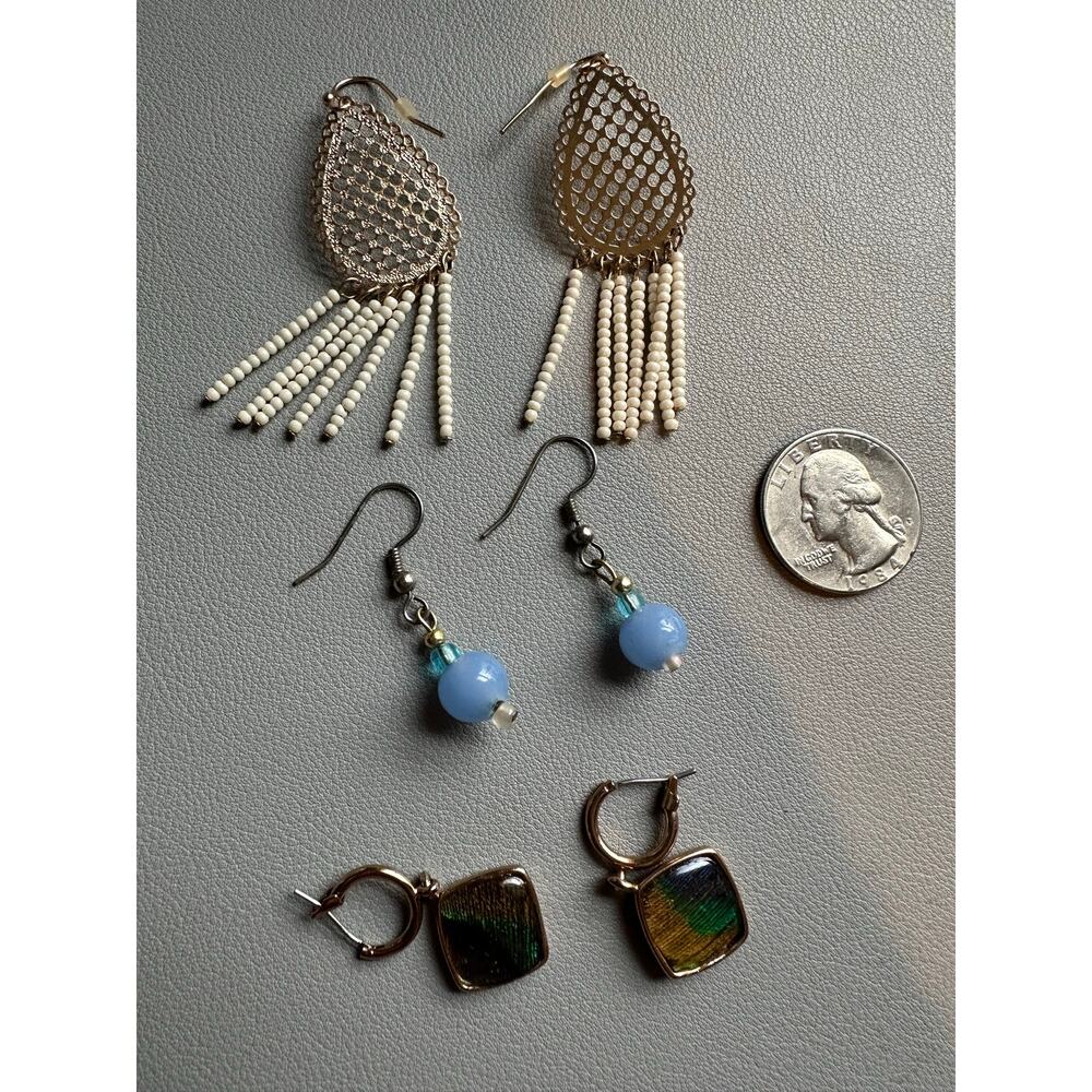 Bundle of 3 pairs of earrings